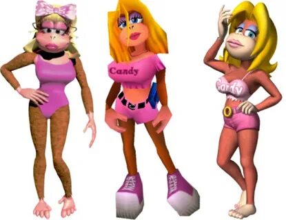 dkctf: evolution of candy kong from the donkey kong video ga