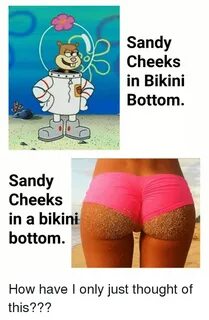 Sandy Cheeks in Bikini Bottom Sandy Cheeks in a Bikini Botto
