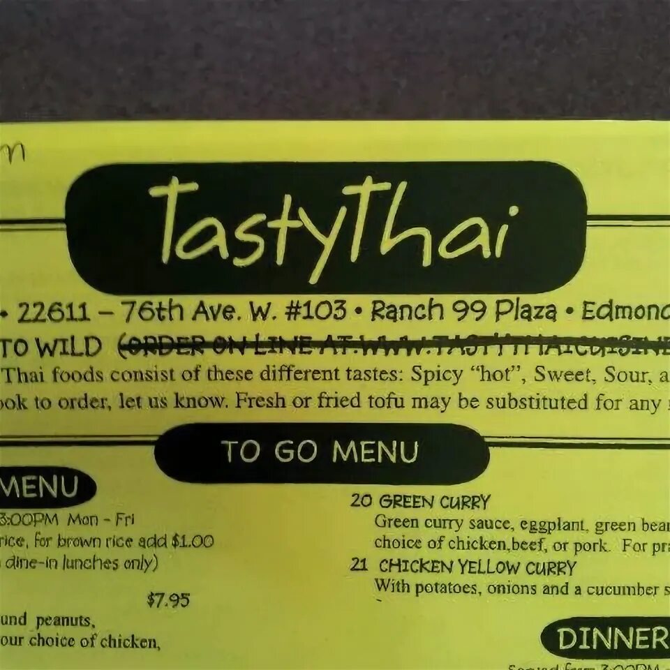 Tasty Thai - Edmonds에서 태국 음식점일