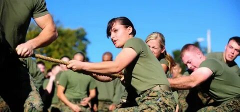 Women Marines Are Marines, Too - Same as Men - War Is Boring