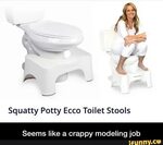 Squatty Potty Ecco Toilet Stools Seems like a crappy modelin