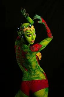 Wolfe Demon 1 by marshon on deviantART Body art painting, Bo