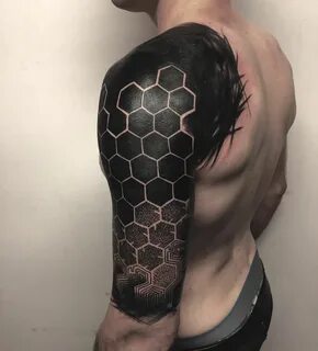 23 Geometric Tattoos ideas Tatuaje hexágono, Tatuaje geométr