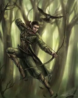 Male Wood Elf Archer Art - Goimages Head