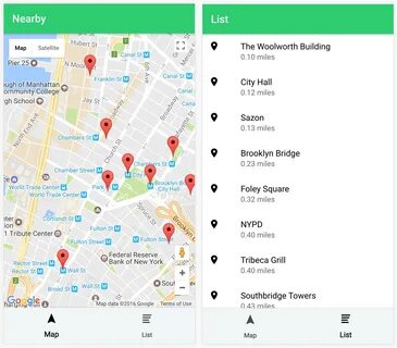 Create a Nearby Places List with Google Maps in Ionic 2 - Pa