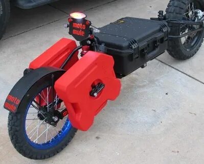moto-mule a cargo trailer to pull behind your dual sport mot
