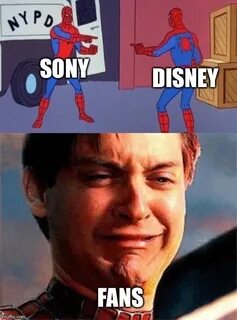 Image tagged in spider-man crying,spiderman pointing at spid