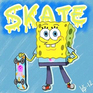 Request - SpongeBob sk8er by xLilacNiallDoex on @DeviantArt 