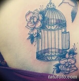 фото тату птица и клетка от 16.08.2017 № 015 - Tattoo bird a