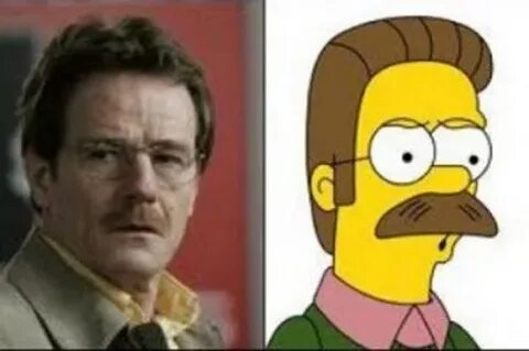 Walter White? Ned Flanders? #BreakingBad #The Simpsons Chist