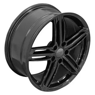 OE Wheels ® 8525920 - Triple 5-Spoke Black 18x8 Alloy Factor