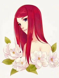 Pin de lika em `ˏˋ ɴᴀʀᴜᴛᴏ ˎˊ` Kushina uzumaki, Cabelo vermel