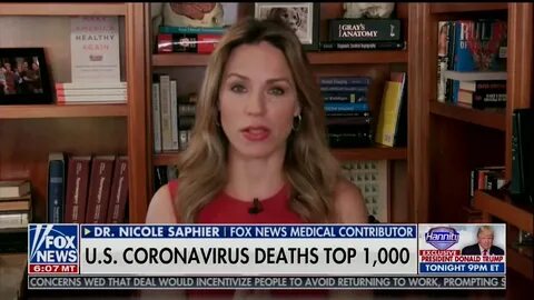 Fox News Dr. Nicole Saphier Rejects Trump's Ventilator Claim