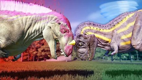 Alpha Acro Vs Ace Acrocanthosaurus Vs Carnotaurus - Jurassic