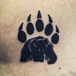 Bear Paw Tattoo - 45 Claw Print Tattoo Ideas // January, 202
