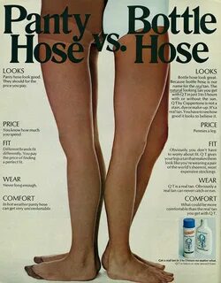 Vintage Beauty Ad, Coppertone QT Tan Lotion, Two Women's Leg