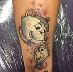 Mrs.Potts & Chip #TattooIdeasDisney Disney sleeve tattoos, D