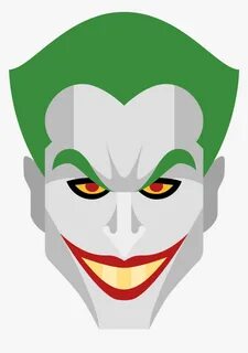 Joker Smile Vector - Joker Face Cartoon Png, Transparent Png