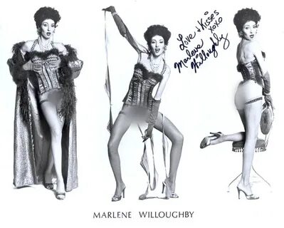 Marlene Willoughby - Printed Photograph Signed In Ink Histor