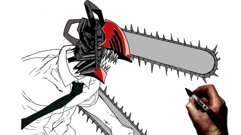 How To Draw Chainsaw Man Step By Step Chainsaw Man - YouTube