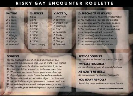 Risky Gay Encounter Roulette fag hook-up - Fap Roulette