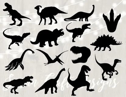 Динозавр svg расслоение динозавр клипарт силуэт динозавра Et