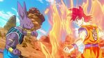 Dragon Ball Z Battle Of Gods Super Saiyan God Goku Vs Bills 
