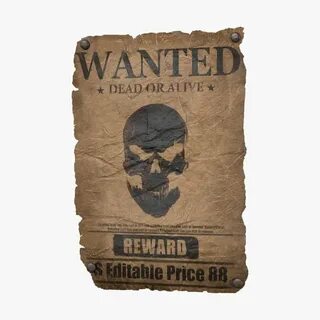 3D wanted poster v1 - - TurboSquid 1346062