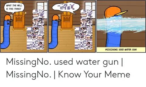 WHAT THE HELL IS THIS THING? MISSINGNO USED WATER GUN! Missi