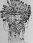 Headdress by lily-winter on deviantART Warrior drawing, Head