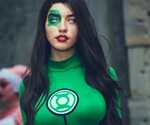 50 Amazing Female Cosplays Jessica cruz green lantern, Green