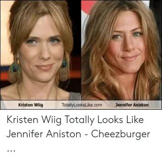 Kristen Wiig TotallyLooksLikecom Jennifer Aniston Kristen Wi
