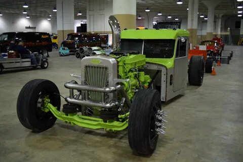 855ci Cummins Peterbilt Rat Rod at Piston Powered Autorama -