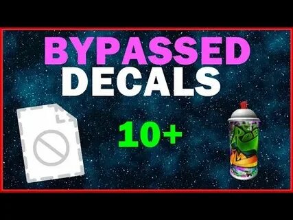 10+ ROBLOX BYPASSED DECALS 2021 *WORKING* - YouTube