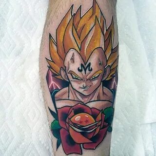 40 Vegeta Tattoo Designs For Men - Dragon Ball Z Ink Ideas