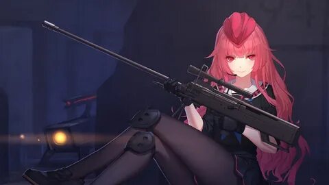 Anime Girls Frontline Sniper Rifle NTW-20 4K Wallpaper #6.10