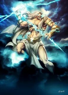 ▷ Seres Mitológicos Griegos Zeus dios Del Trueno y el Rayo "
