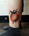 Peach tattoo by Lara Simonetta - Tattoogrid.net