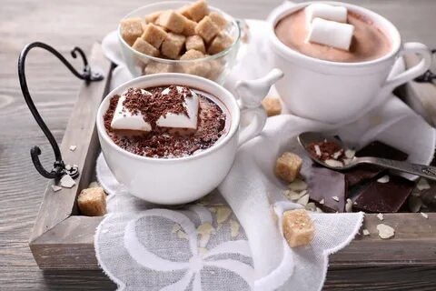 Скачать обои шоколад, hot, cup, chocolate, какао, cocoa, зеф