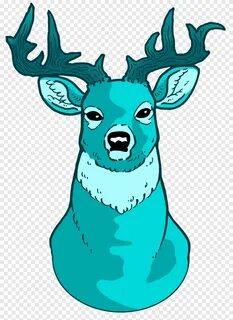 Reindeer Meme Teal Imgur, deer, tanduk, hewan png PNGEgg