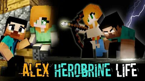 MONSTER SCHOOL : ALEX AND HEROBRINE'S LIFE - Best Minecraft 