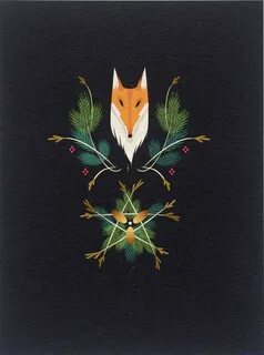 Solstice Fox by Krista Huot Fox artwork, Fox art, Fox illust