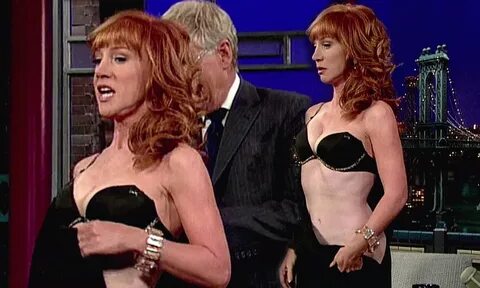 Kathy Griffin strips on live TV yet AGAIN during interview