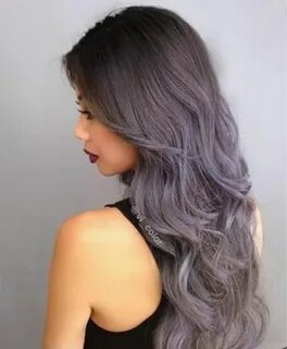 How-To: Midnight Storm Hair color balayage, Grey hair color,