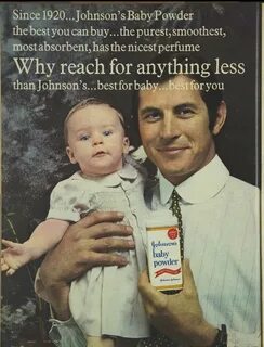 Johnson & Johnson Baby Powder Father Baby Womans Lib Magazin