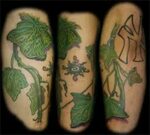 Simple Ivy Tattoo - Sunflower and ivy rib tattoo Rib tattoo,