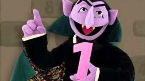 dracula sesame street count - Luddite Robot