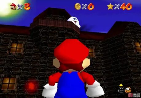 Big Boo's Balcony - Big Boo's Haunt - Super Mario 64 Super M