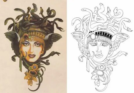 Medusa Tattoo Drawing at PaintingValley.com Explore collecti