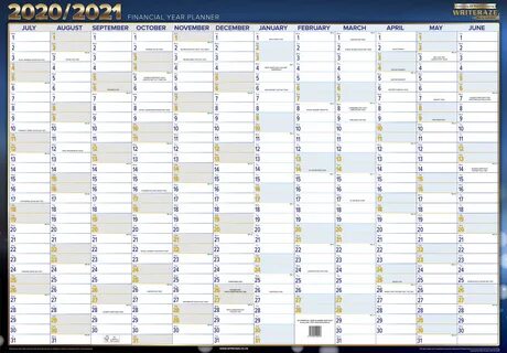 Free financial year planner 2017 18
